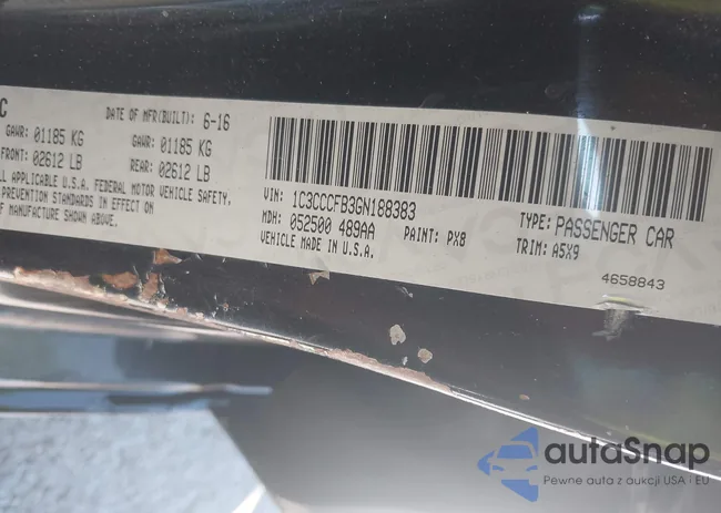 1C3CCCFB3GN188383: 43303569