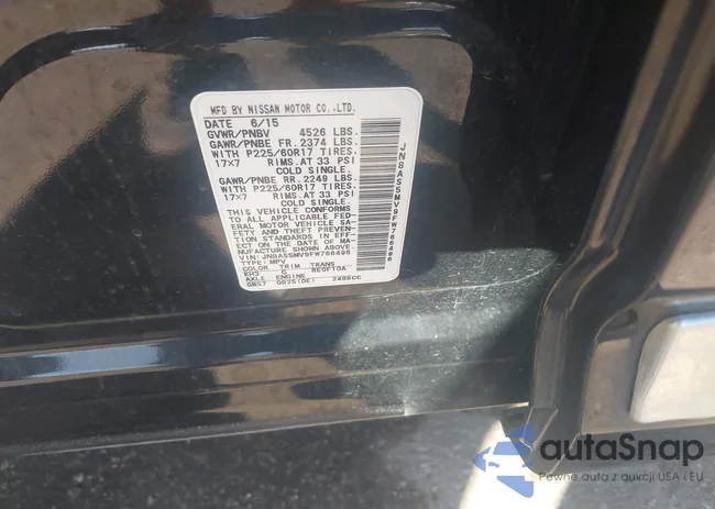 JN8AS5MV9FW766496: 43303677