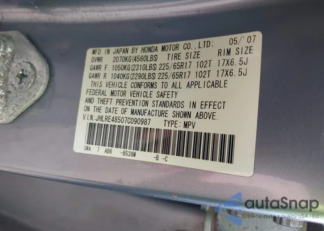 JHLRE48507C090987: 43303697