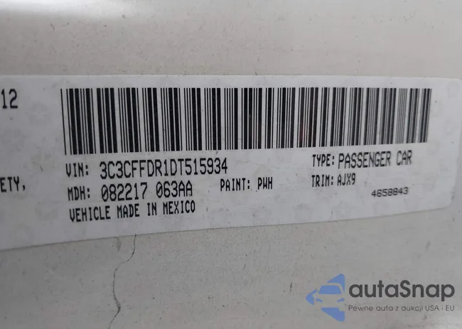 3C3CFFDR1DT515934: 43304854