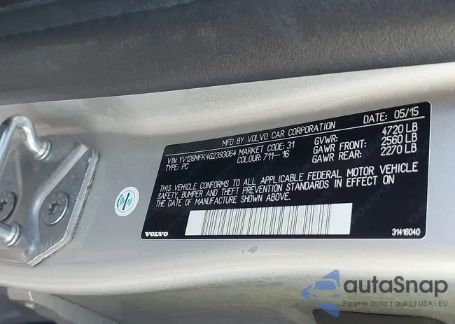 YV126MFK4G2393064: 43304903