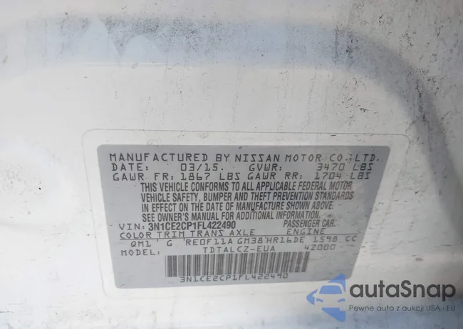 3N1CE2CP1FL422490: 43305141