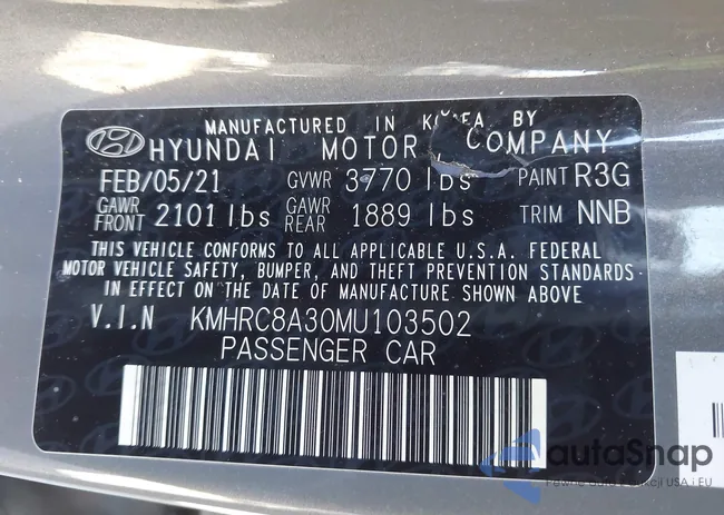 KMHRC8A30MU103502: 43304546