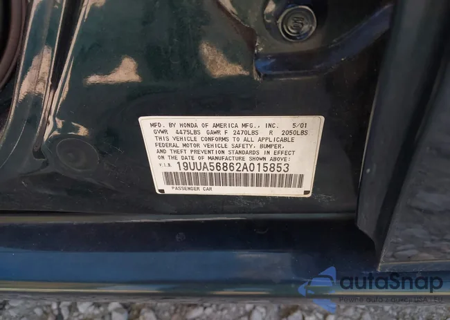 19UUA56862A015853: 43304623