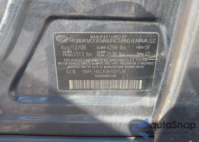 5NPET46C69H501576: 43306047