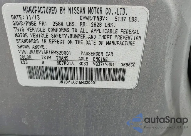 JN1BY1AR1EM320001: 43306266