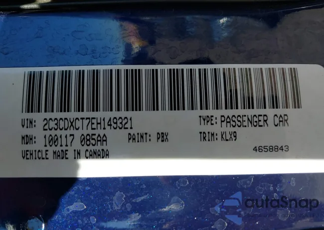 2C3CDXCT7EH149321: 43305567