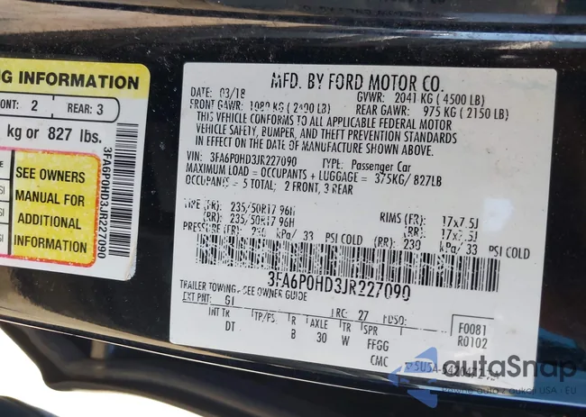 3FA6P0HD3JR227090: 43305615