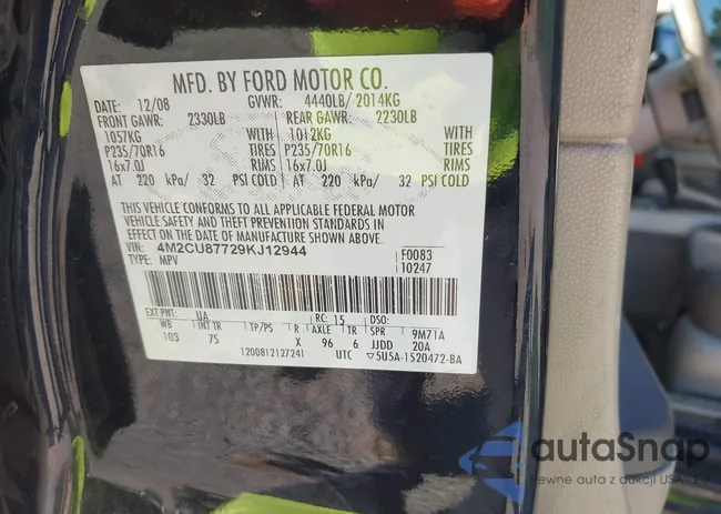 4M2CU87729KJ12944: 43305703