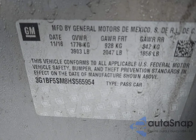 3G1BF5SM8HS565954: 43306871