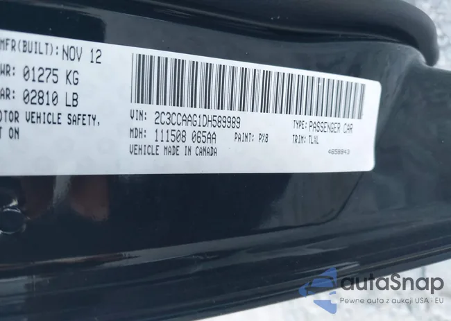 2C3CCAAG1DH589989: 43306945