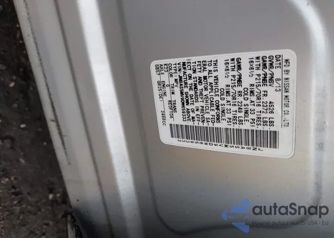 JN8AS5MV9DW659333: 43306695