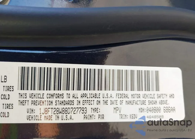 1J8FT28W88D727793: 43306708