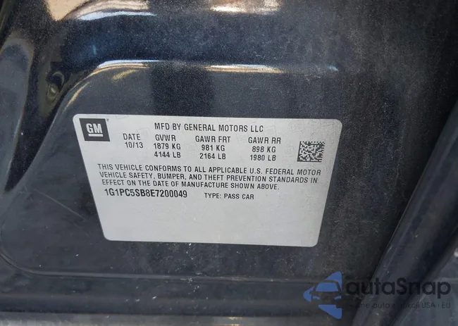 1G1PC5SB8E7200049: 43307785