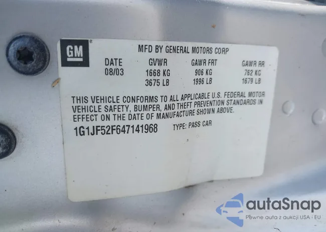 1G1JF52F647141968: 43307838