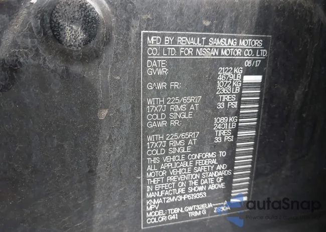 KNMAT2MV3HP619353: 43308167