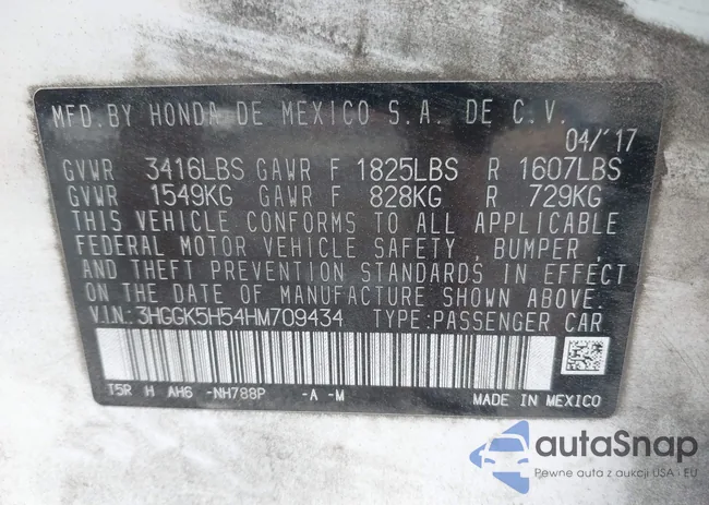 3HGGK5H54HM709434: 43307386