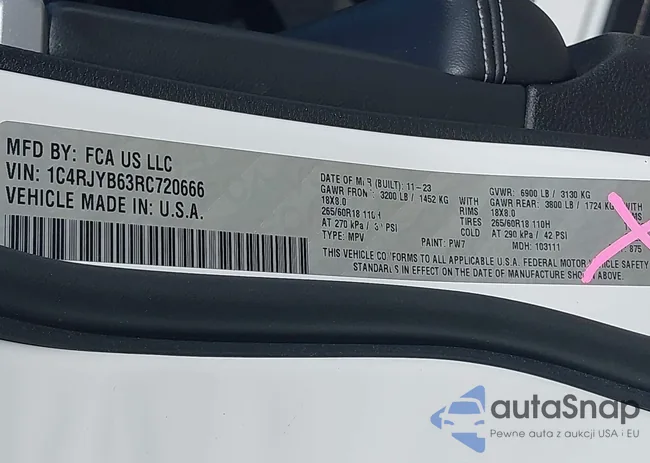 1C4RJYB63RC720666: 43307627