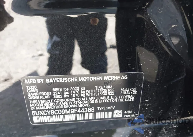 5UXCY8C09M9F44368: 43307635