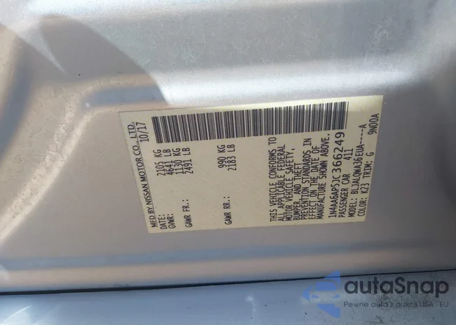 1N4AA6AP5JC366249: 43308792