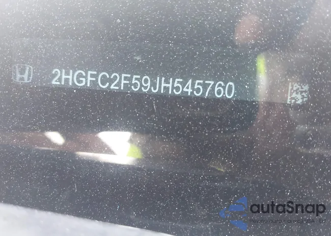 2HGFC2F59JH545760: 43308821