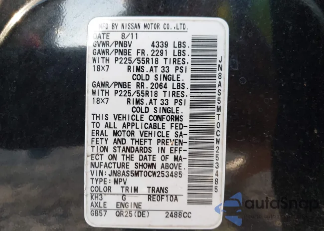 JN8AS5MT0CW253485: 43308881