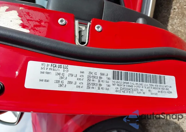 3C4PDDGG4KT816373: 43309149