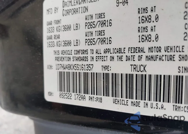 1D7HW48KX5S161357: 43309232