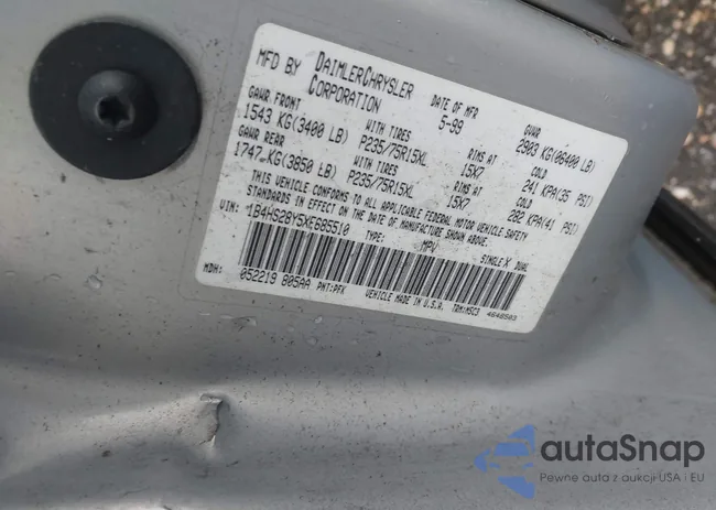 1B4HS28Y5XF685510: 43309271