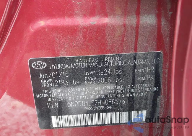 5NPD84LF2HH086573: 43309288