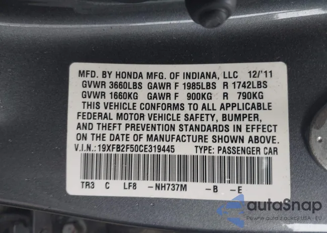 19XFB2F50CE319445: 43309353