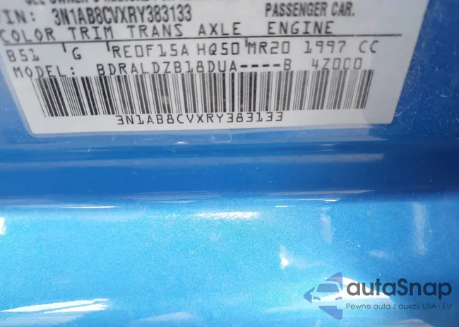 3N1AB8CVXRY383133: 43308428