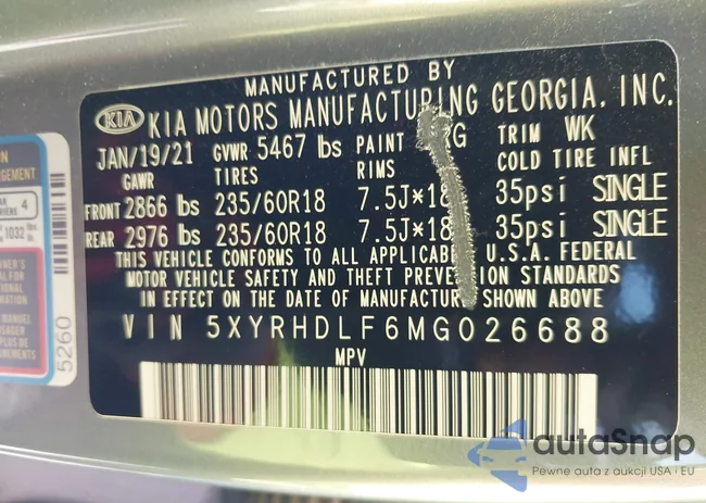 5XYRHDLF6MZ026688: 43308469