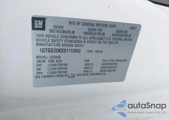 1GTGG25KX81119969: 43308545