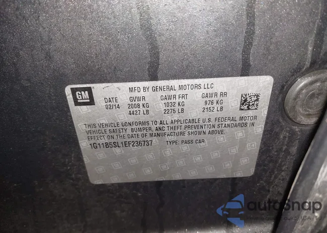 1G11B5SL1EF236737: 43309849