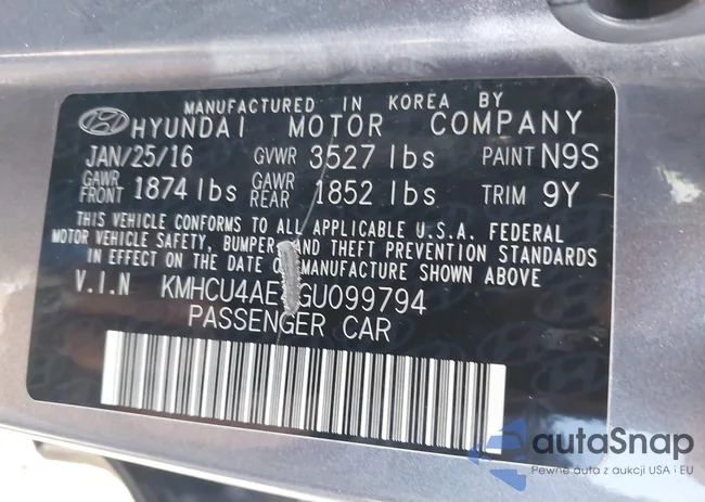 KMHCU4AE4GU099794: 43309862