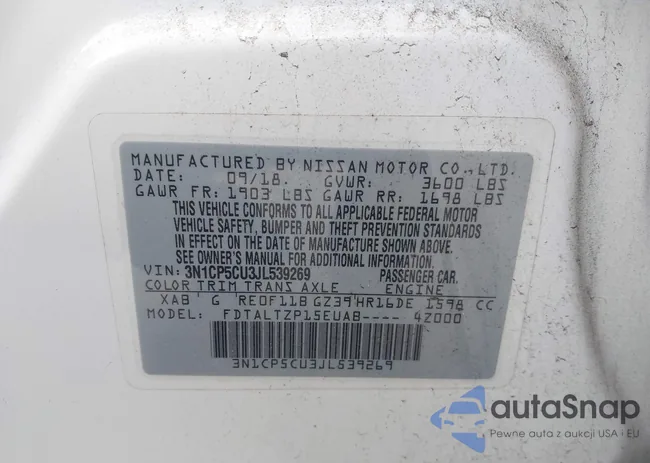 3N1CP5CU3JL539269: 43310216