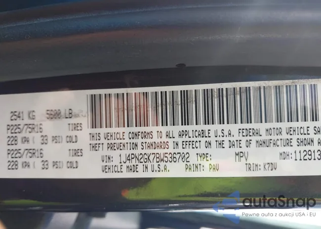 1J4PN2GK7BW536702: 43309648