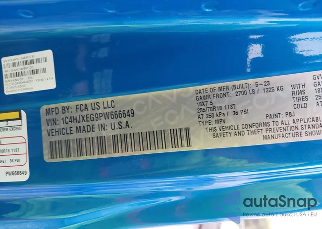 1C4HJXEG9PW666649: 43310761