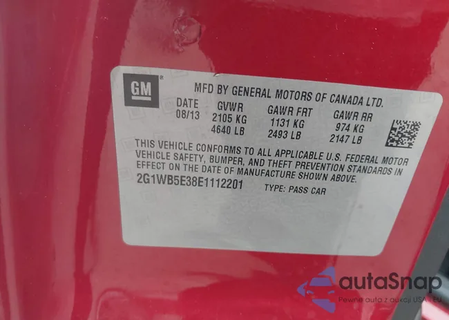 2G1WB5E38E1112201: 43310846