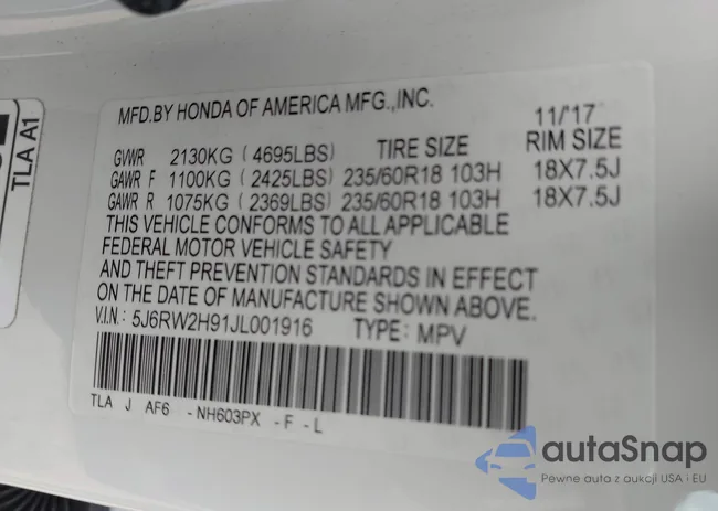 5J6RW2H91JL001916: 43310856