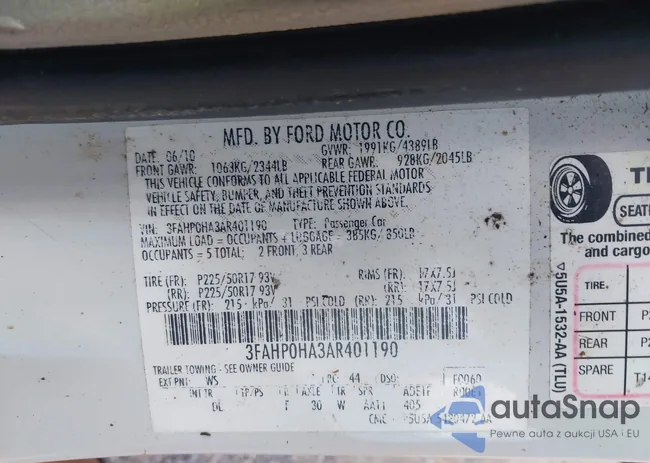 3FAHP0HA3AR401190: 43310971