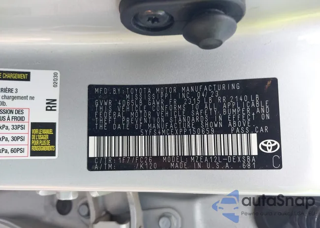 5YFS4MCEXPP150659: 43311326