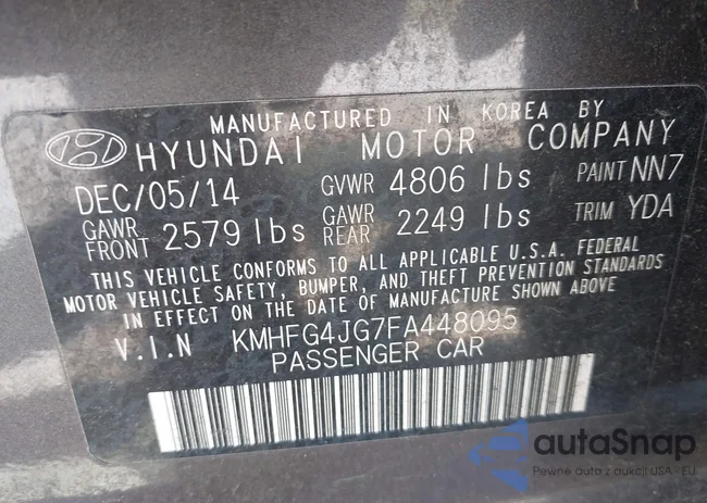 KMHFG4JG7FA448095: 43310448