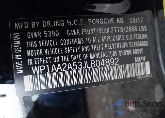 WP1AA2A53JLB04892: 43310552