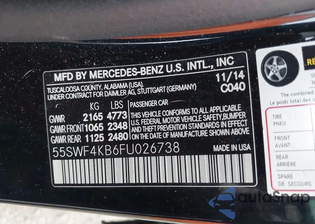 55SWF4KB6FU026738: 43310582