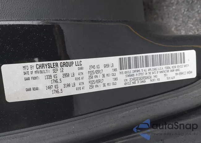 2C4RDGEG6DR560630: 43310586