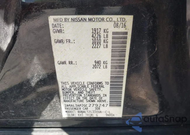 1N4AL3AP2GC279247: 43310593