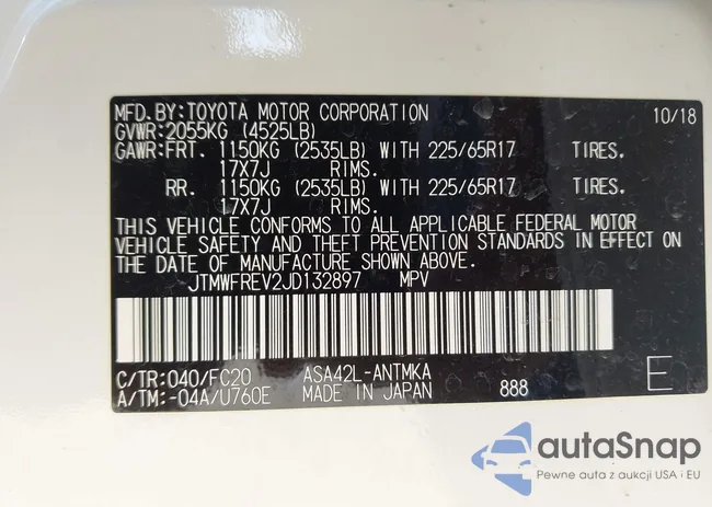 JTMWFREV2JD132897: 43310664