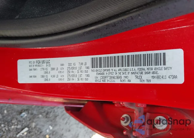 1C6SRFFT2KN619649: 43310708